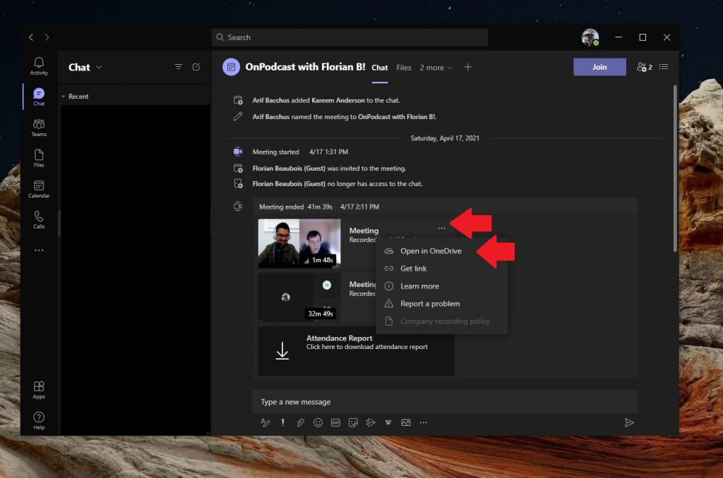 Microsoft teams download recording erajenol