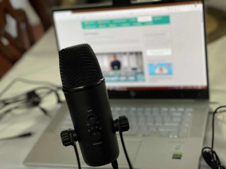 Movo Desktop Microphone With Onpodcast