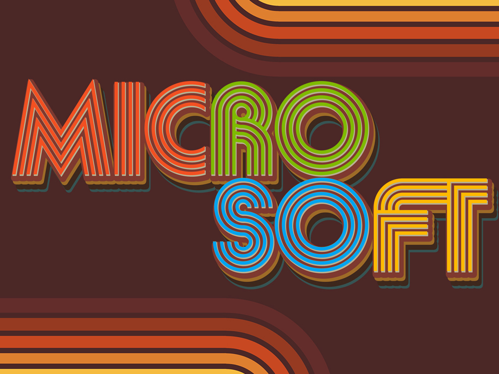 Microsoft 1975 company logo