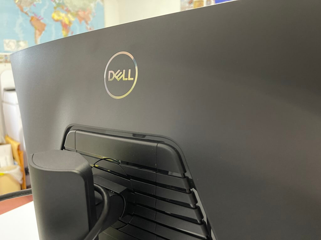 Dell Curved From Back