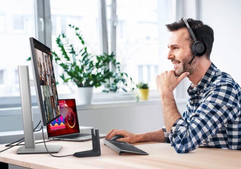 Dell 4K USB-C Hub Monitor + ANC Headset