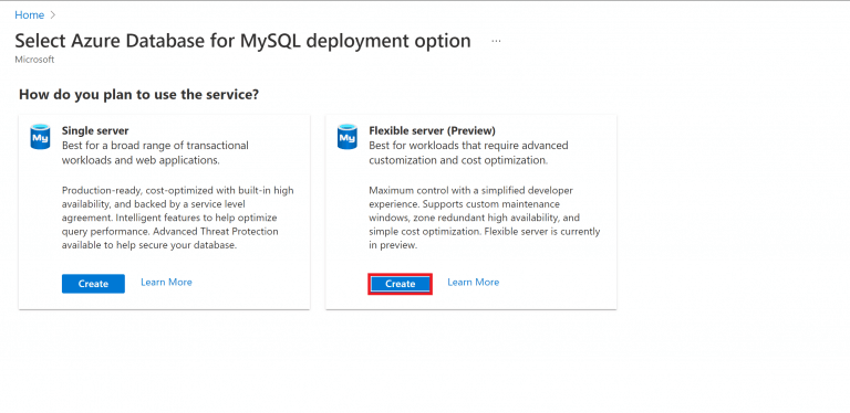 Azure MySQL BUILD 2021