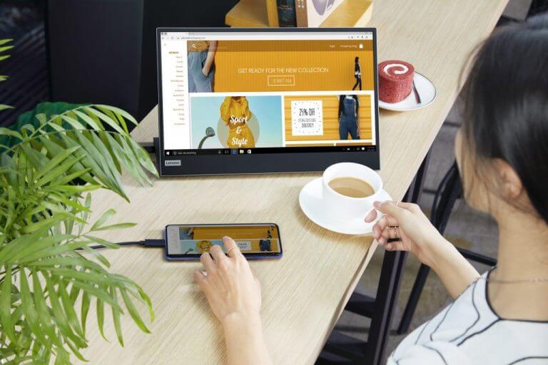 Lenovo L15 Mobile Monitor with Moto Entertainment