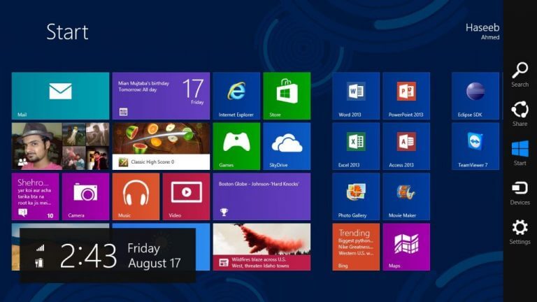 Windows 8 - Start Menu