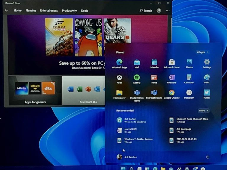 Image of the Microsoft Store running on Windows 11