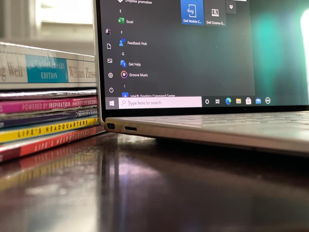 XPS 13 9310 OLED Ports Left