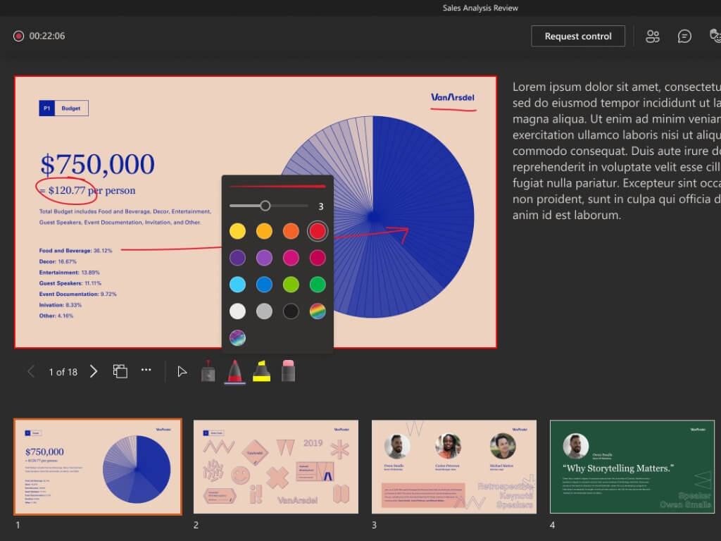 Microsoft Teams adds laser pointer and inking support for PowerPoint Live presentations - OnMSFT.com - June 16, 2021