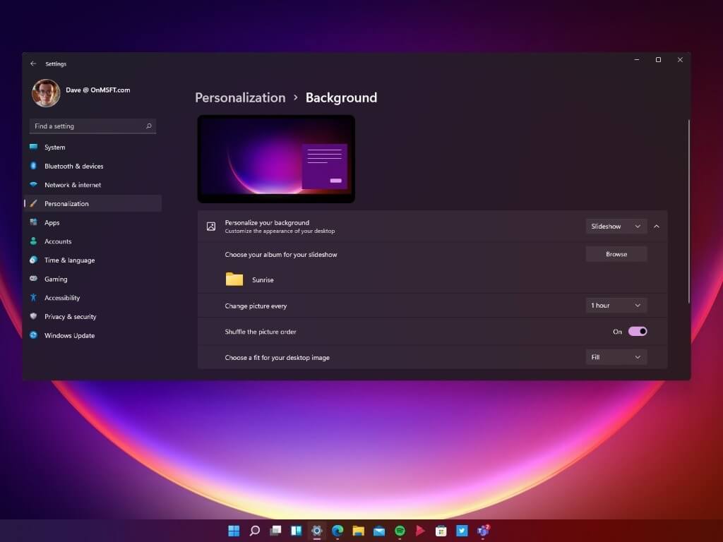 How To Change Your Background And Make Your Desktop Look Positively Unique On Windows 11 Onmsft Com