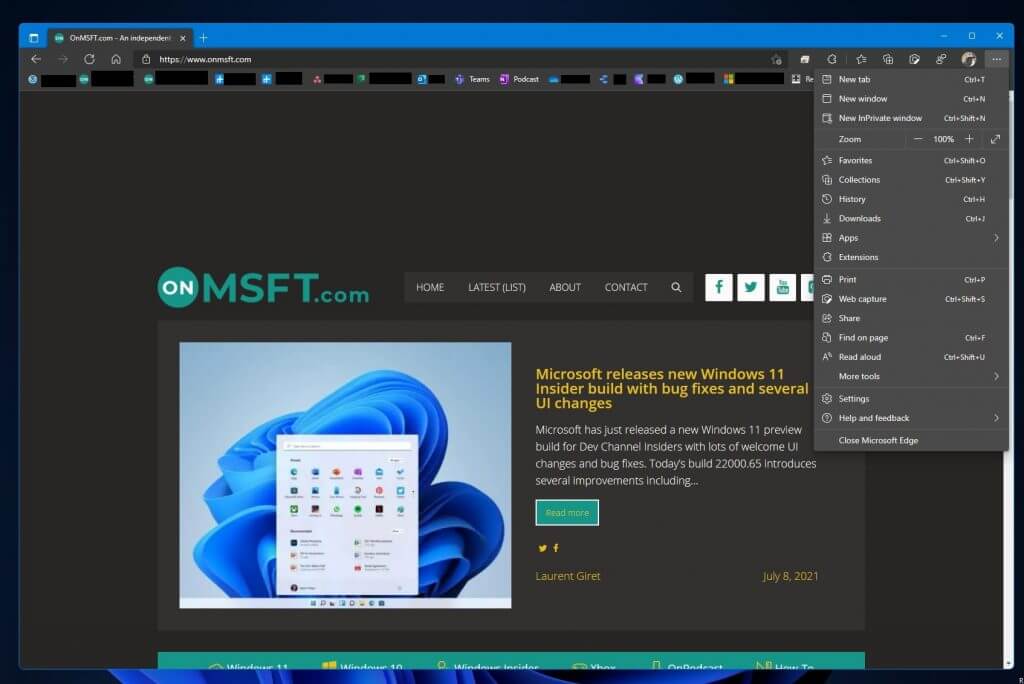 Edge After Windows 11 Update