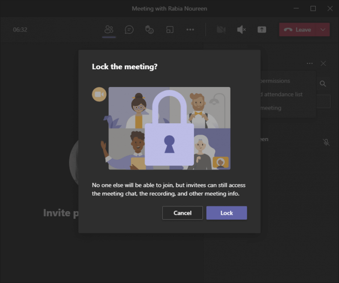 Microsoft Teams now lets organizers lock and unlock meetings at any time - OnMSFT.com - July 8, 2021