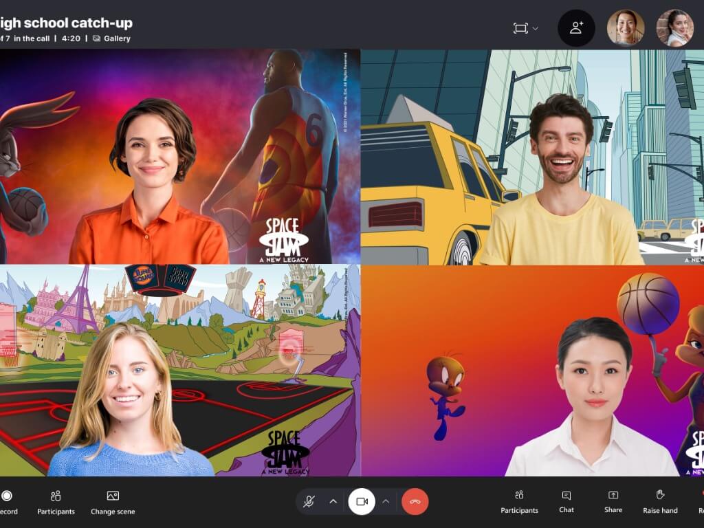 Skype starts testing animated backgrounds for video calls 