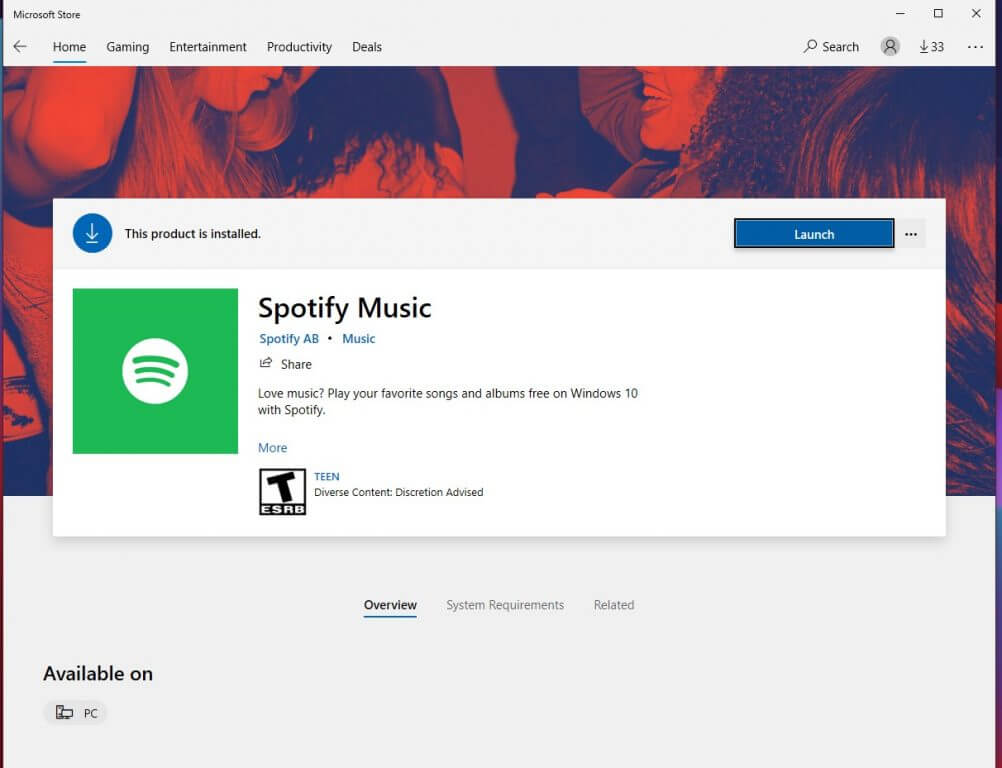 Store Spotify