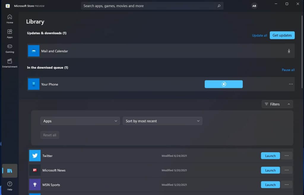 Store Updates