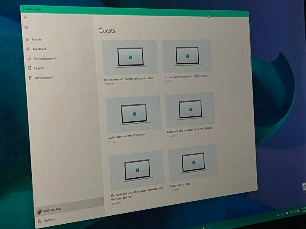 Windows 11 Windows Insider Quests Custom