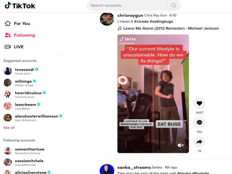 Windows TikTok app