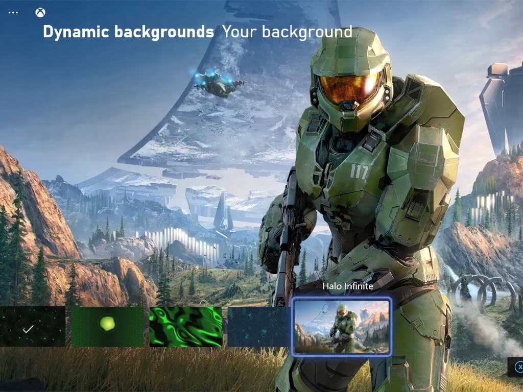 Halo Infinite Dynamic background on