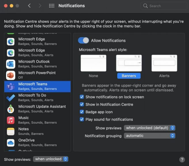 Microsoft Teams for Mac now supports native macOS notifications - OnMSFT.com - August 2, 2021