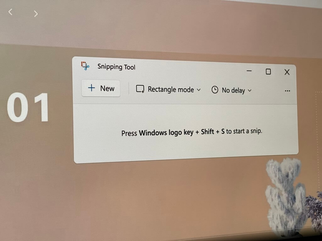 Panos Panay gives a first look at the new Windows 11 Snipping Tool - OnMSFT.com - August 4, 2021