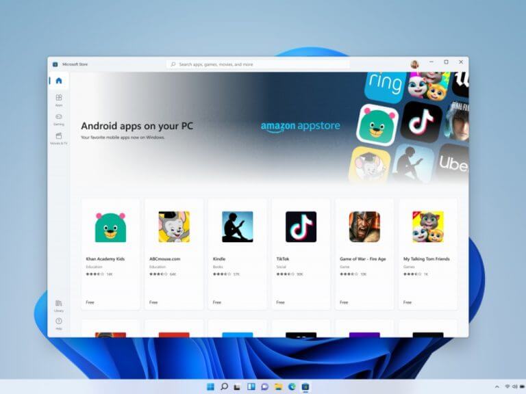 How to run android apps in windows 11 via the amazon app store (hands-on video) - onmsft. Com - october 20, 2021