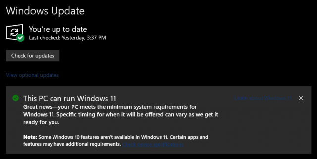 update to windows 11 free