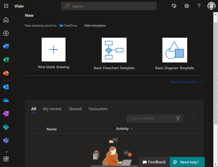 Lightweight Visio web app starts rolling out to Microsoft 365 business subscribers - OnMSFT.com - September 28, 2021