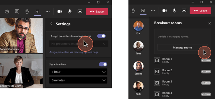 microsoft teams breakout rooms