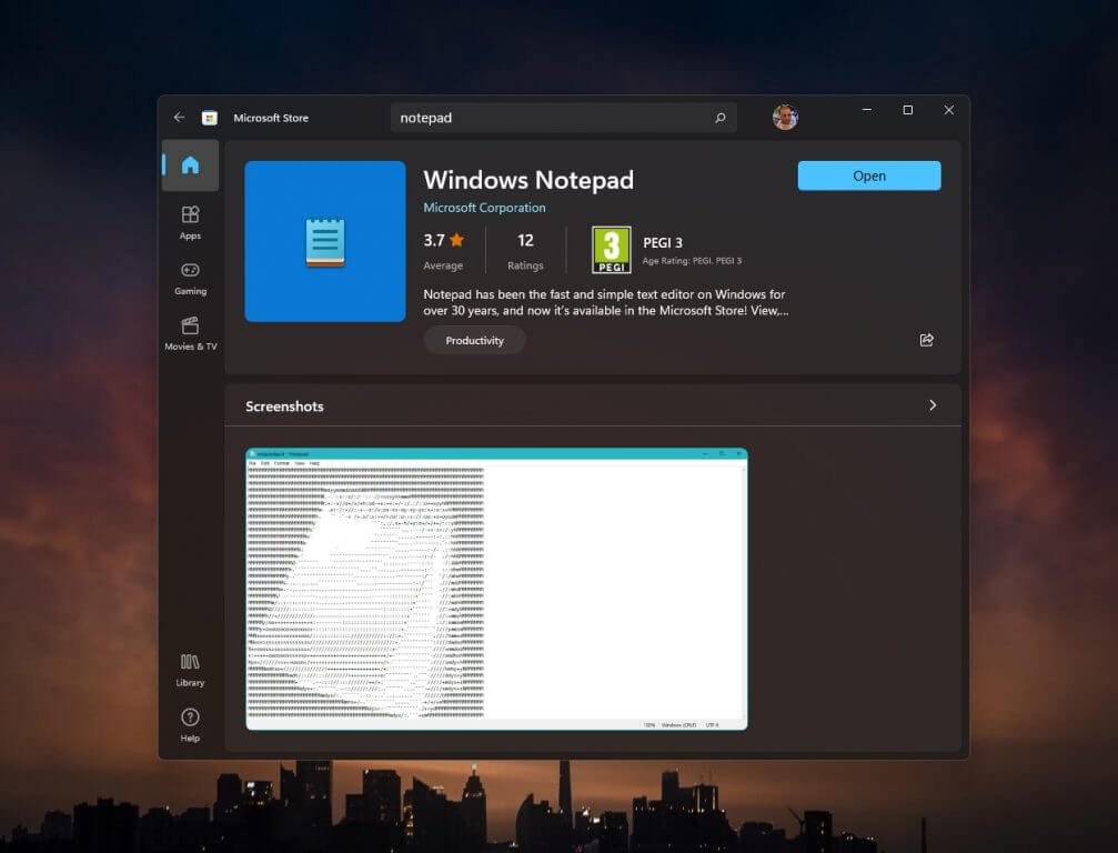 Windows note