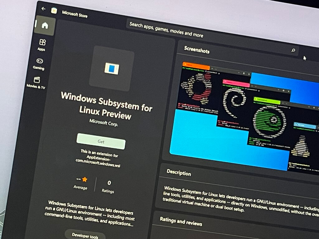 Microsoft brings preview of the Windows Subsystem for Linux to the Microsoft Store on Windows 11 - OnMSFT.com - October 11, 2021