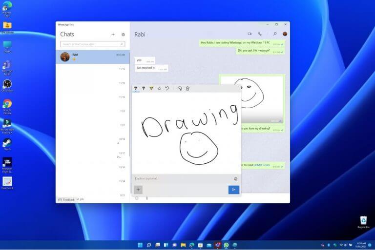 Here's a first look at the new WhatsApp UWP app for Windows PCs - OnMSFT.com - November 16, 2021