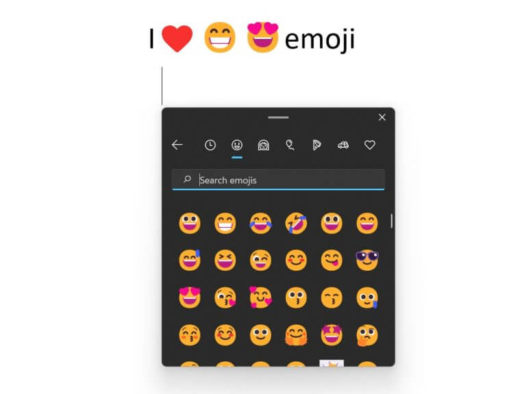 fluent emoji