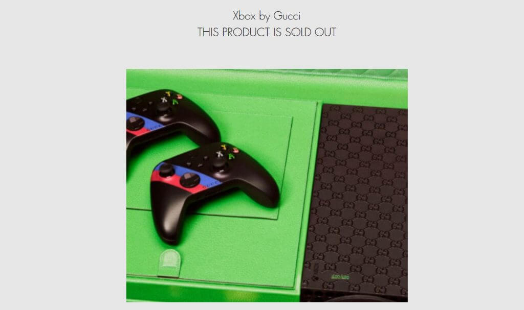 Gucci Xbox Series X console