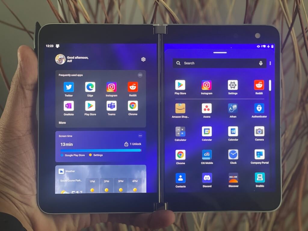 Surface duo gets a big microsoft launcher update, some ui elements now visually on par with duo 2 - onmsft. Com - december 14, 2021