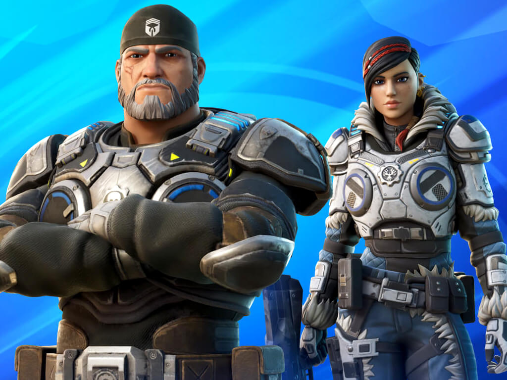 Gears of war characters in fortnite on windows and xbox