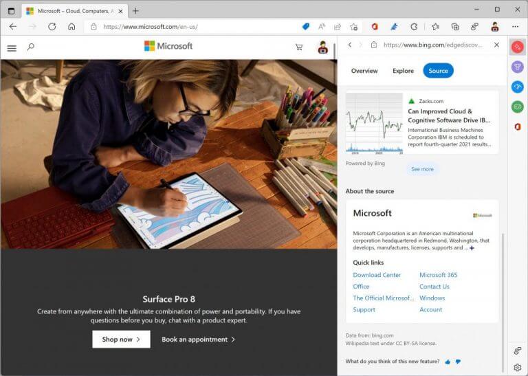 Microsoft Edge could get a useful quick actions sidebar with access to games, rewards & more - OnMSFT.com - January 24, 2022
