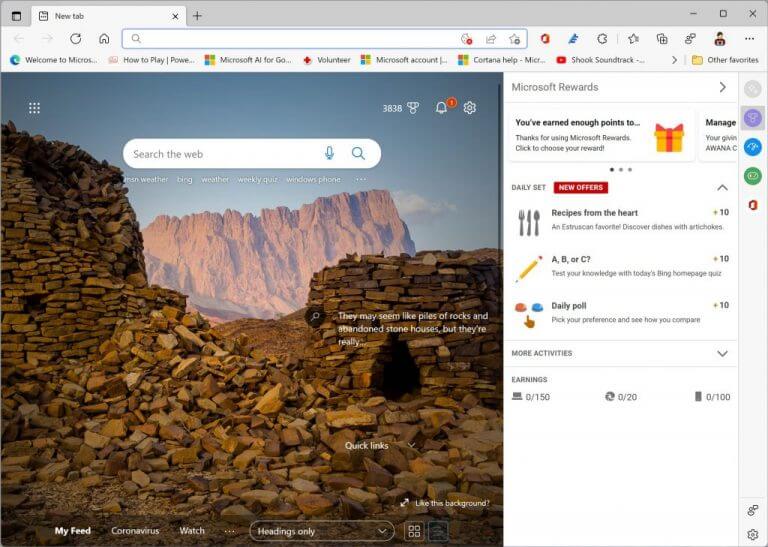 Microsoft Edge could get a useful quick actions sidebar with access to games, rewards & more - OnMSFT.com - January 24, 2022