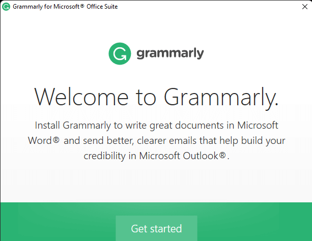 grammarly app for microsoft word