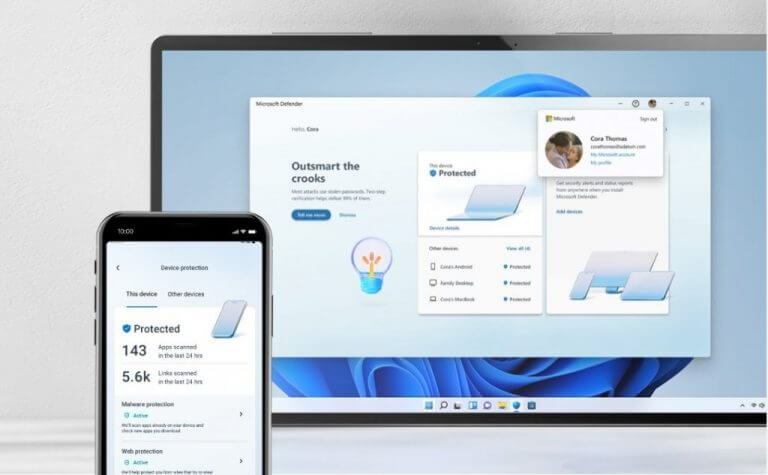 Here's a first a look at the new microsoft defender app for windows 11 and android - onmsft. Com - january 11, 2022