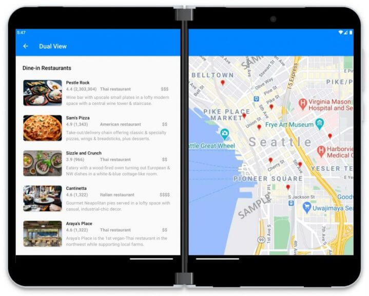 Surface Duo 2 Sample Application