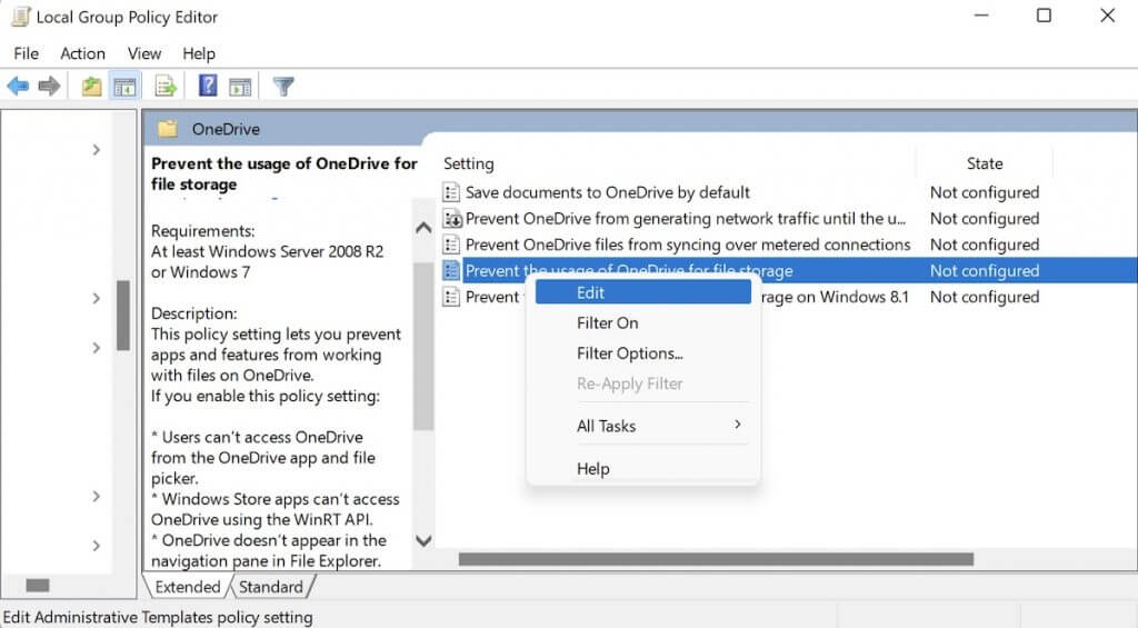 How to remove OneDrive from file explorer in Windows 10 or Windows 11