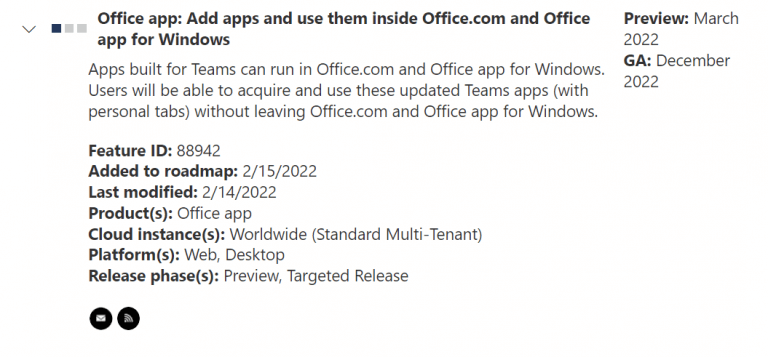 Microsoft Teams apps are coming to Office.com, and the Windows Office app, too - OnMSFT.com - February 17, 2022