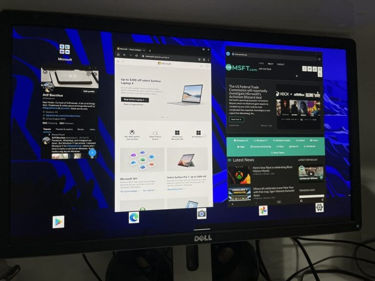 The Surface Duo Has A Hidden &Quot;Desktop Mode&Quot; Feature That Turns It Into An Android Pc Of Sorts - Surface Duo External Monitor The Surface Duo has a hidden "desktop mode" feature that turns it into an Android PC of sorts - OnMSFT.com - February 2, 2022