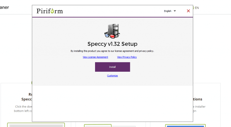 speccy installer