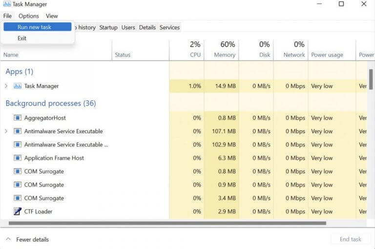 task manager