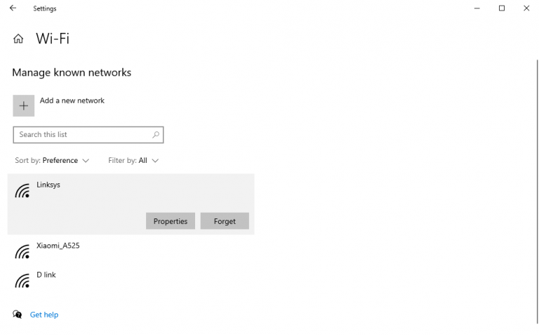 wifi settings