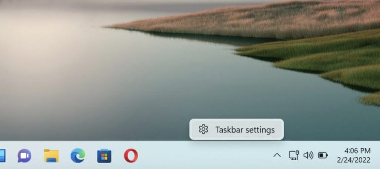 windows taskbar