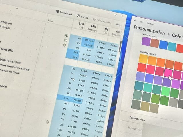 The Task Manager might display odd-looking colors after installing the latest Windows 11 optional update - OnMSFT.com - December 1, 2022