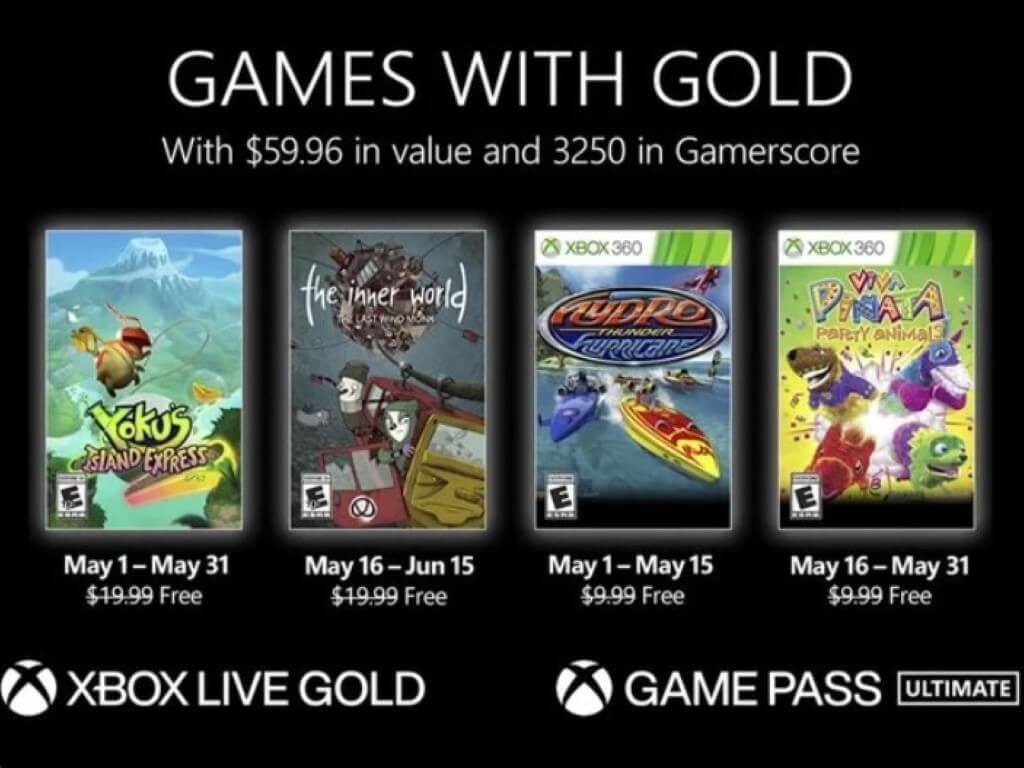 These games are coming to Games With Gold in May - OnMSFT.com - May 2, 2022