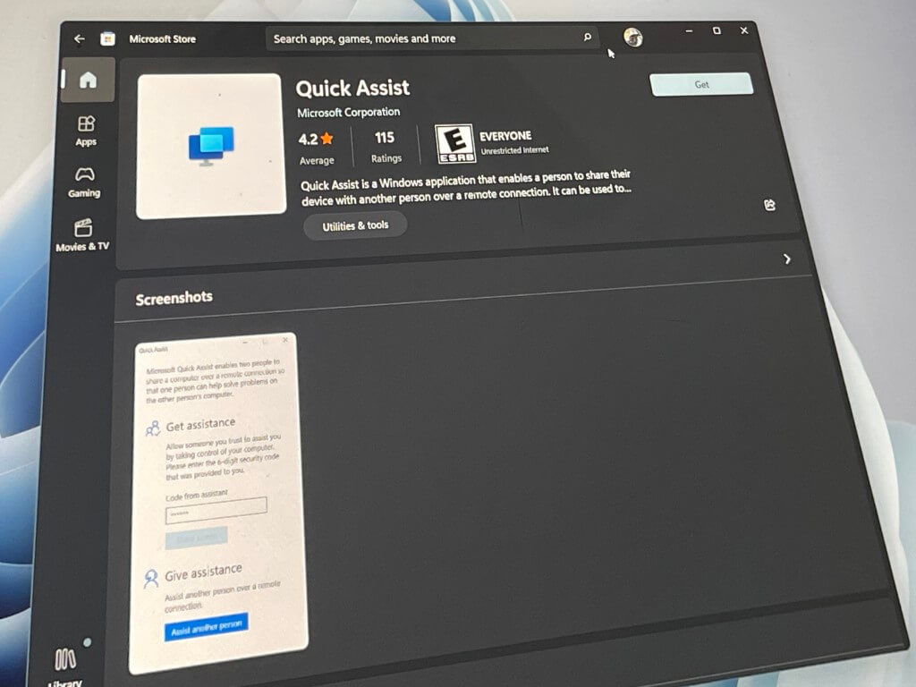 Quick Assist Microsoft Store App Annoys IT Admins - OnMSFT.com