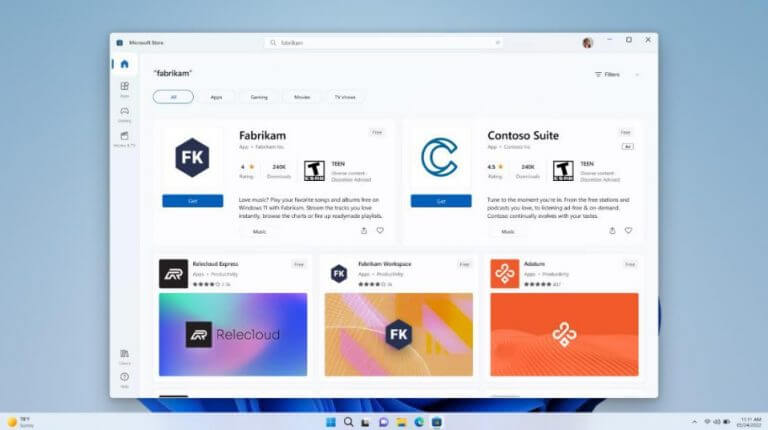 Microsoft Store Advertising Template