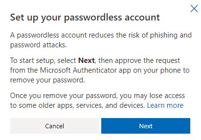passwordlessaccount